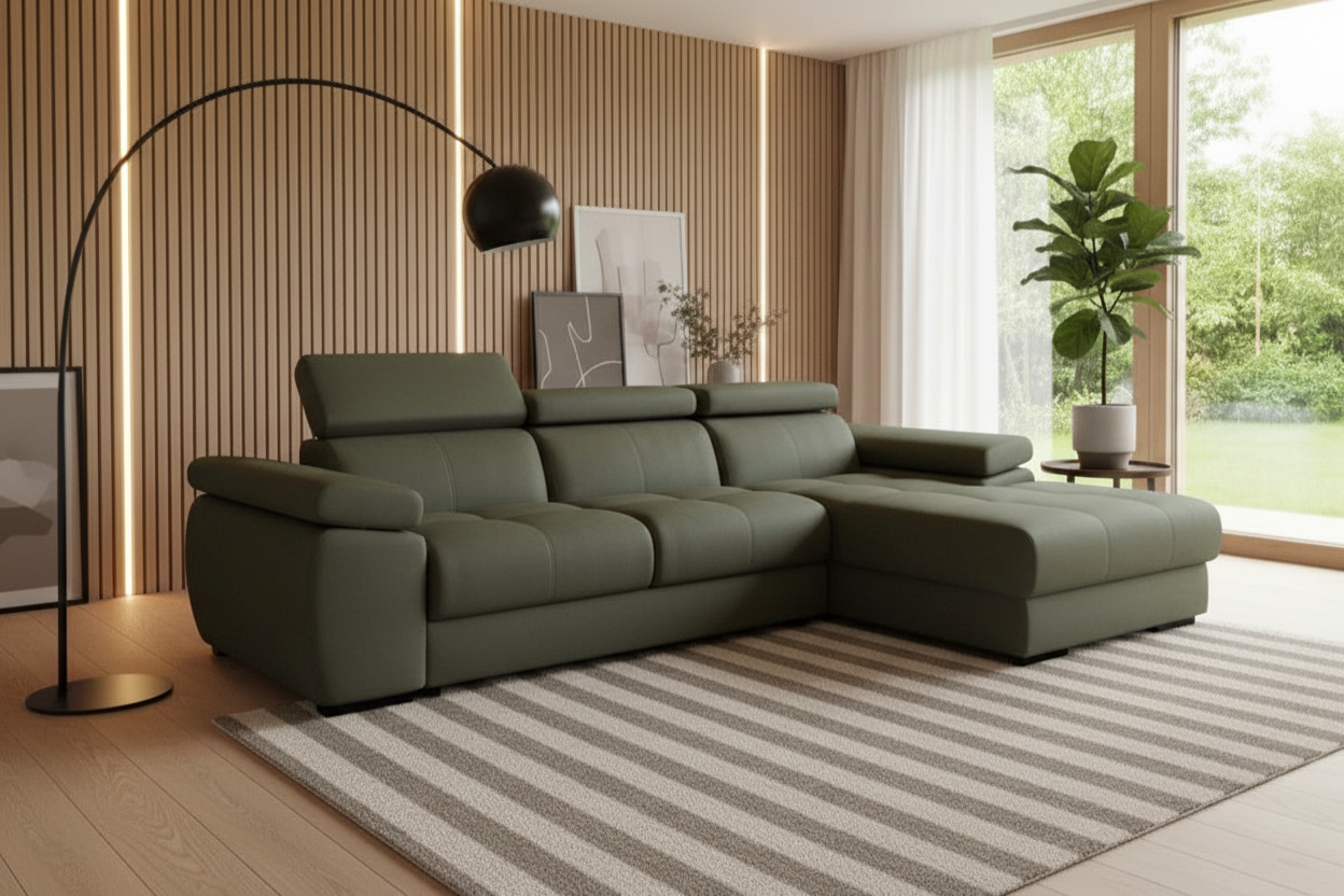 Lizbona I Olivgrün Schräg