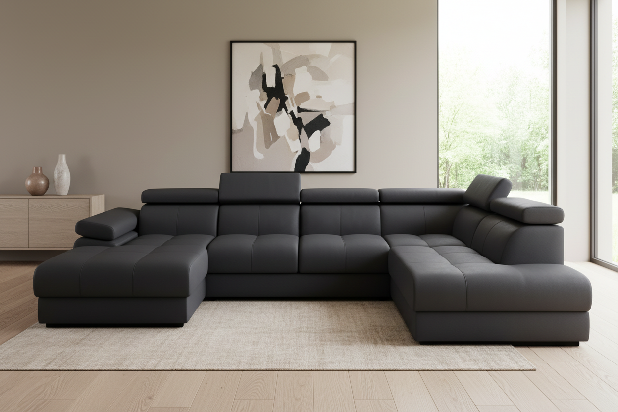 Lizbona III Graphit - Frontalansicht