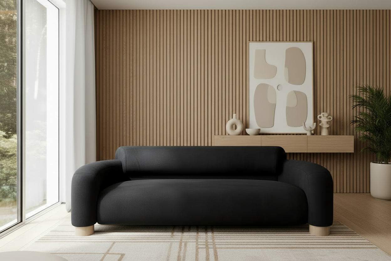 Path 3 Sofa in Virtu Black