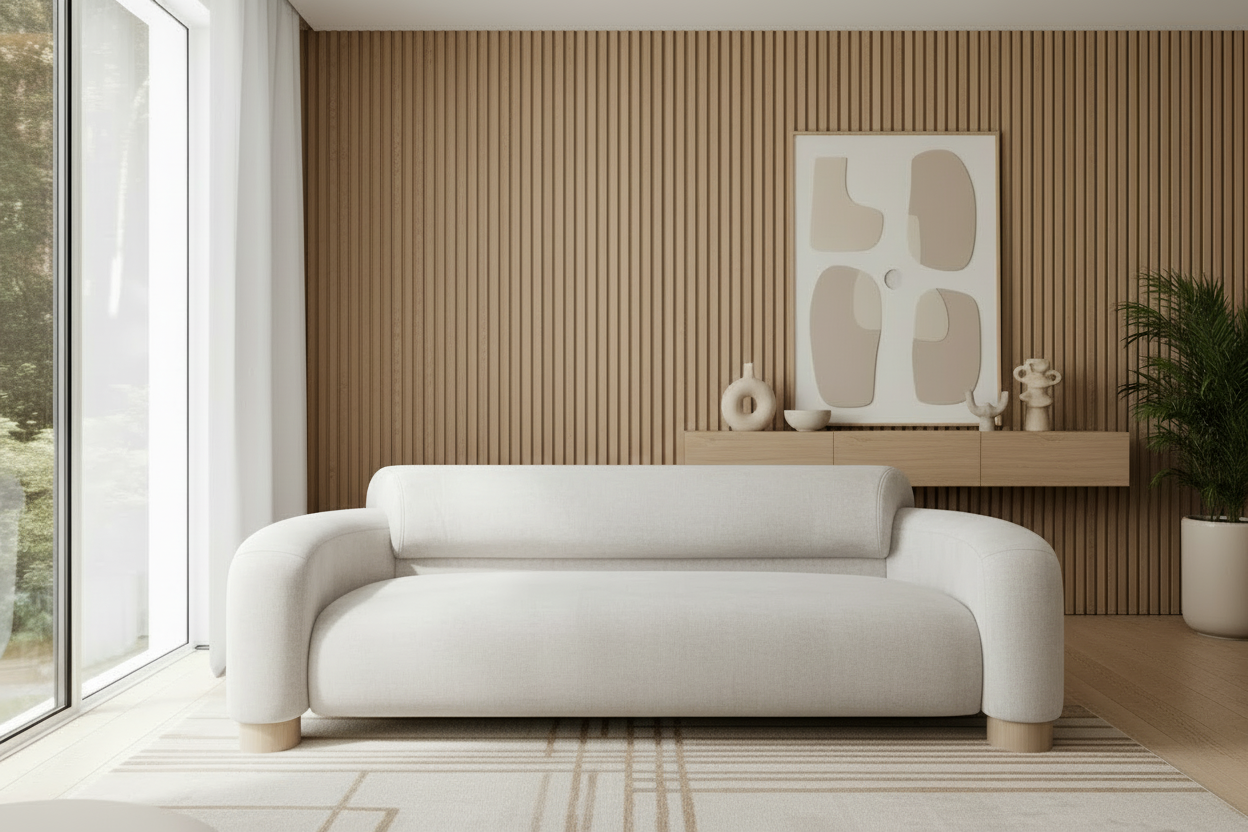 Path 3 Sofa in Virtu White