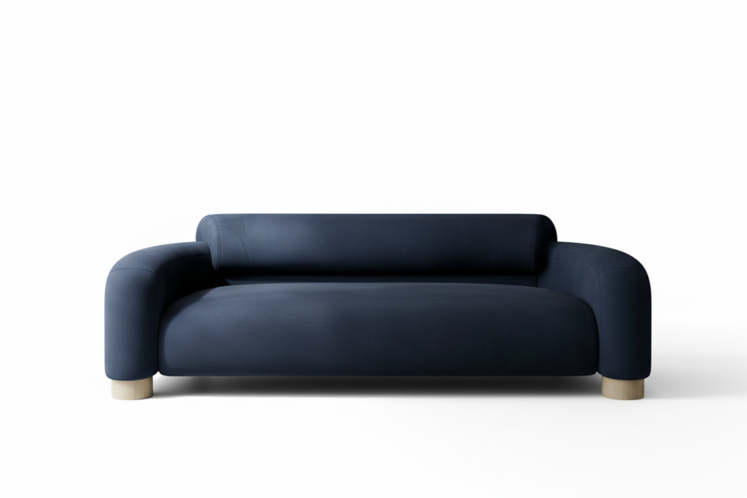 Designer Sofa Path 3-Sitzer in Samt