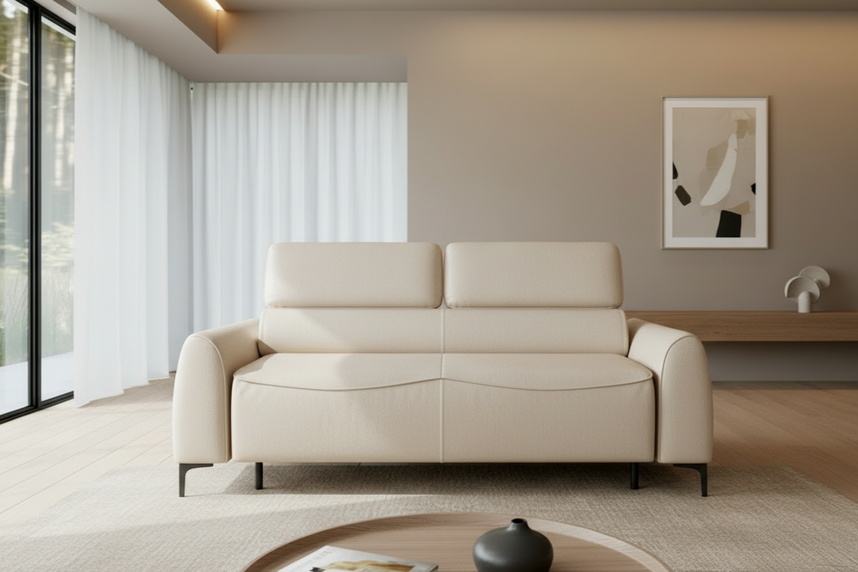 Sofa Monza in Nube 01 Off-White